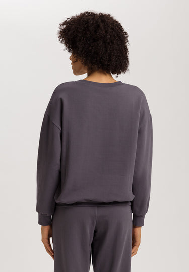 Natural Living Organic Cotton French Terry Sweatshirt | Black Pearl 78882-2183